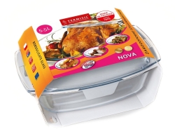 Szklane naczynie żaroodporne do zapiekania prostokątne Termisil Nova 5,5L