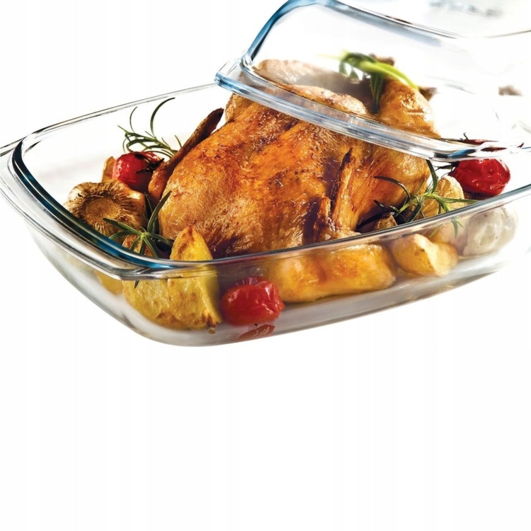 Szklane naczynie żaroodporne do zapiekania prostokątne Termisil Nova 5,5L