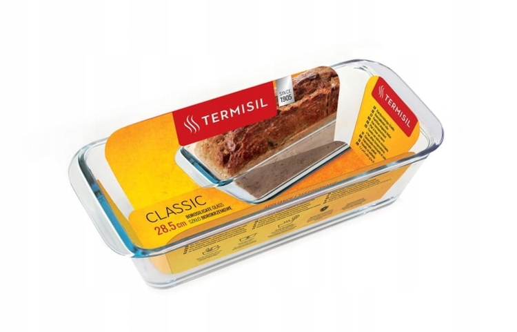 Termisil forma żaroodporna do pieczenia keksówka prostokątna Termisil 29cm