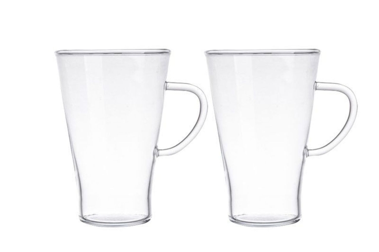 Szklanki żaroodporne do kawy latte Termisil 400 ml 2 szt.