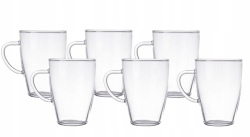 Szklanki żaroodporne do kawy i herbaty Termisil 250 ml 6 szt.