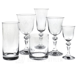 Komplet kieliszków i szklanek KROSNO KRISTA-DECO 36 el.