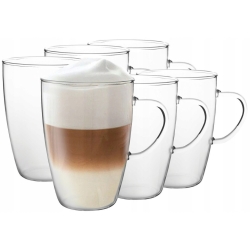 Szklanki żaroodporne do kawy i herbaty Termisil 250 ml 6 szt.