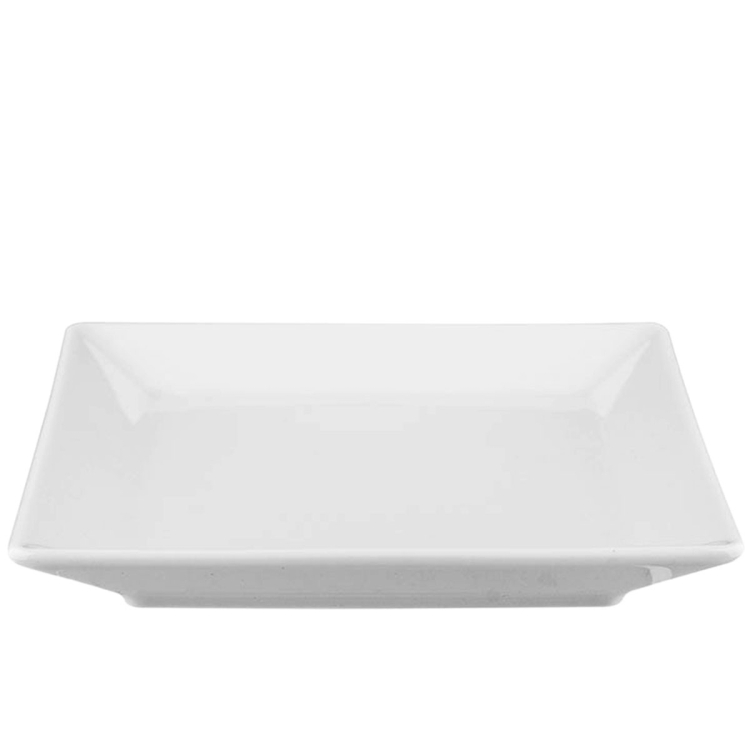 Talerz deserowy płytki LUBIANA Classic 13x13cm Biały