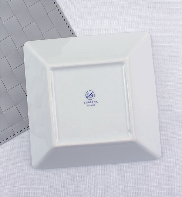 Salaterka na przekąski mała miska LUBIANA Classic 12x12cm Biała
