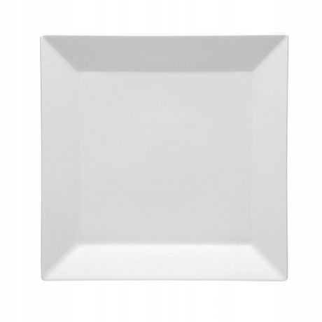 Przejdź do produktu Talerz obiadowy płytki LUBIANA Classic 27x27cm Biały