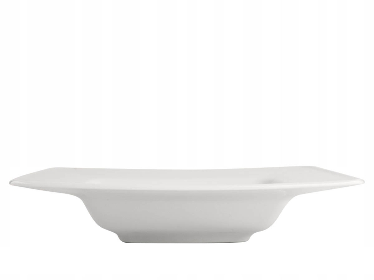 Talerz obiadowy głęboki LUBIANA Victoria 23x29cm Biały