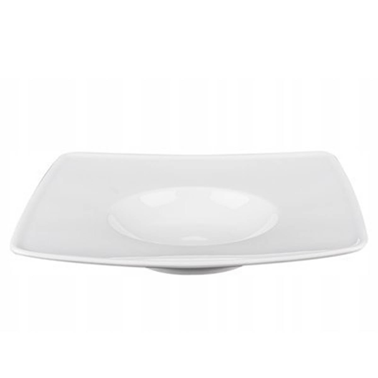 Talerz do deserów LUBIANA Victoria 26cm Biały