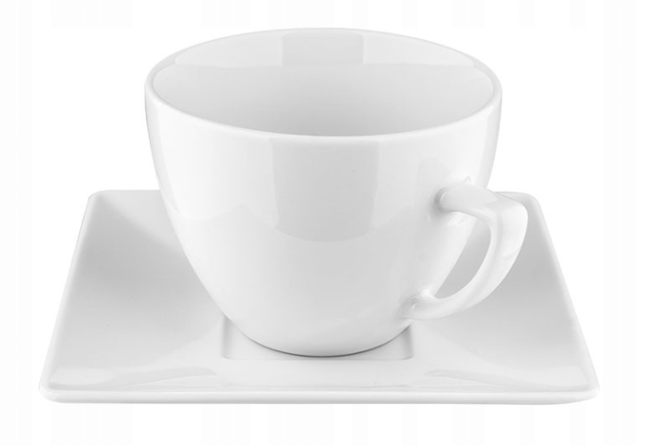 Filiżanka ze spodkiem LUBIANA Classic 200ml / 140mm Biały