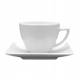 Filiżanka ze spodkiem LUBIANA Classic 280ml / 150mm Biały