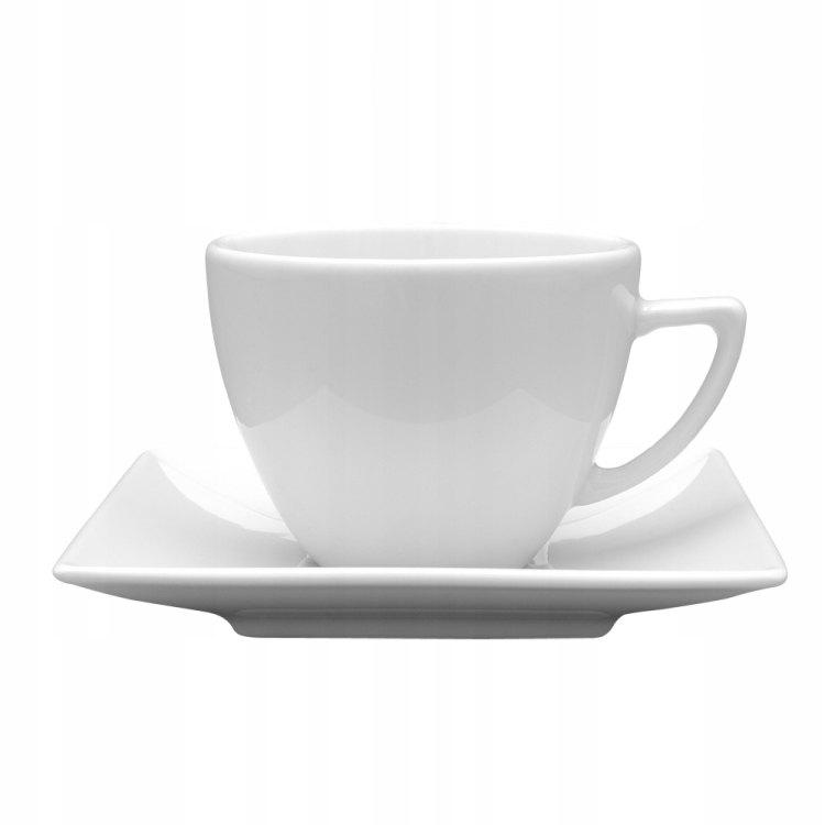 Filiżanka ze spodkiem LUBIANA Classic 280ml / 150mm Biały