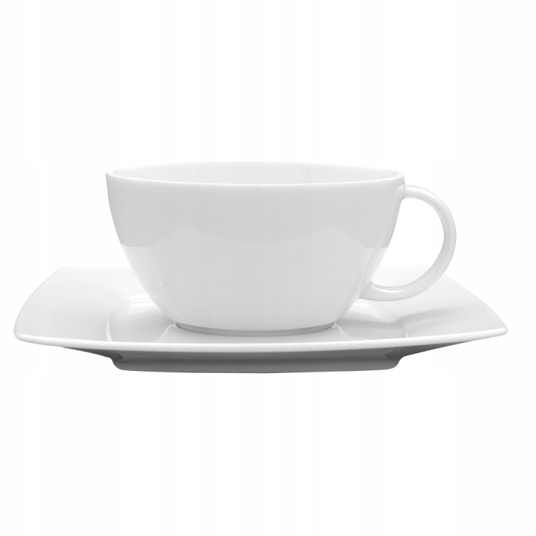 Filiżanka ze spodkiem LUBIANA Victoria 280ml / 170mm Biały