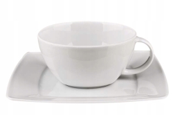 Filiżanka ze spodkiem LUBIANA Victoria 280ml / 170mm Biały