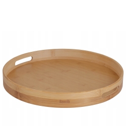 Taca okrągła bambusowa Berretti BR-0282 40x5 cm
