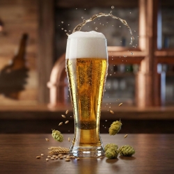 KROSNO szklanki kufle do piwa 330ml 6szt 9449