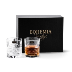Kryształowe szklanki do whisky Bohemia Elegante 340ml 6szt