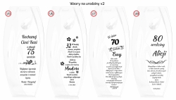 Wazon dekoracyjny SWAROVSKI 26cm Tulipan z grawerem, na ślub, podziękowania