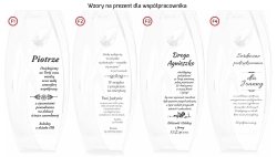 Wazon dekoracyjny SWAROVSKI 26cm Tulipan z grawerem, na ślub, podziękowania