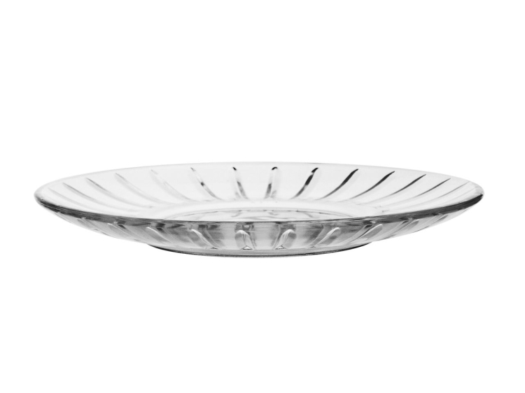 Komplet kawowy STELLA 240ml 12szt 6 osób - szklane filiżanki + spodki