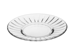 Komplet kawowy STELLA 240ml 12szt 6 osób - szklane filiżanki + spodki