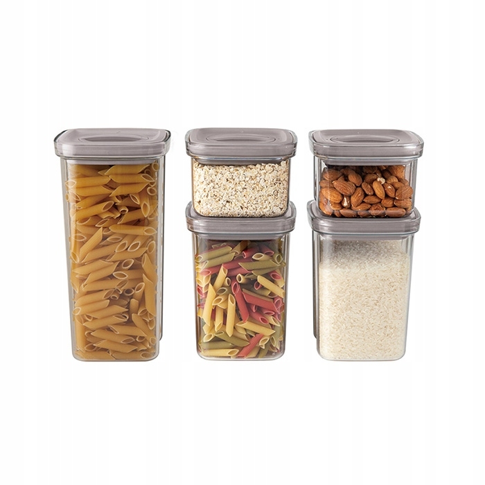 BerlingerHaus pojemniki kuchenne na żywność zestaw Taupe BH-8576