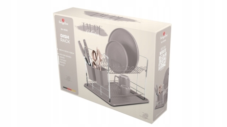 Przejdź do produktu Suszarka dwupoziomowa do naczyń ociekacz Berlinger Haus Taupe BH-8596