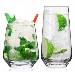 KROSNO Splendour komplet szklanek 6x400ml+6x480ml