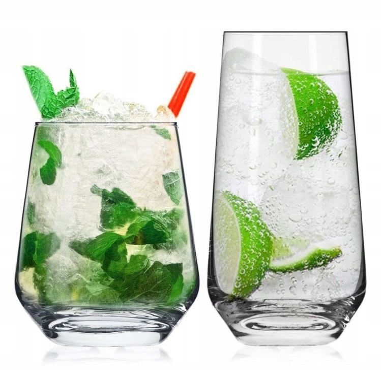 KROSNO Splendour komplet szklanek 6x400ml+6x480ml