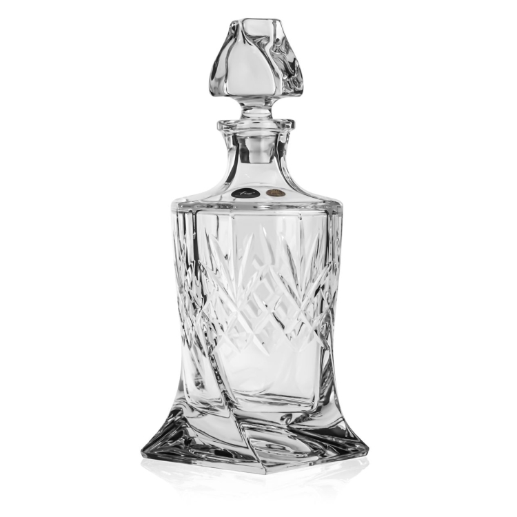 Kryształowa karafka do whisky Quadro Ananas 770ml