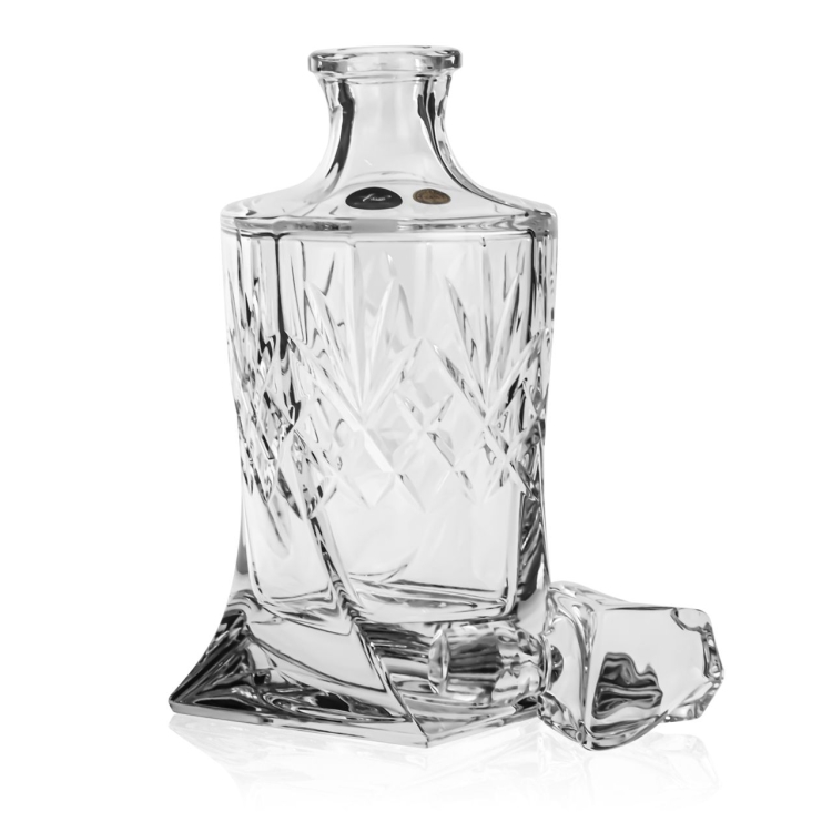 Kryształowa karafka do whisky Quadro Ananas 770ml