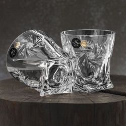 Kryształowe szklanki do whisky Młynek 340 ml 6 szt.