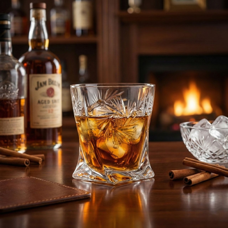 Kryształowe szklanki do whisky Młynek 340 ml 6 szt.