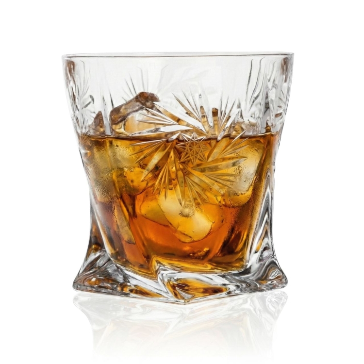 Kryształowe szklanki do whisky Młynek 340 ml 6 szt.
