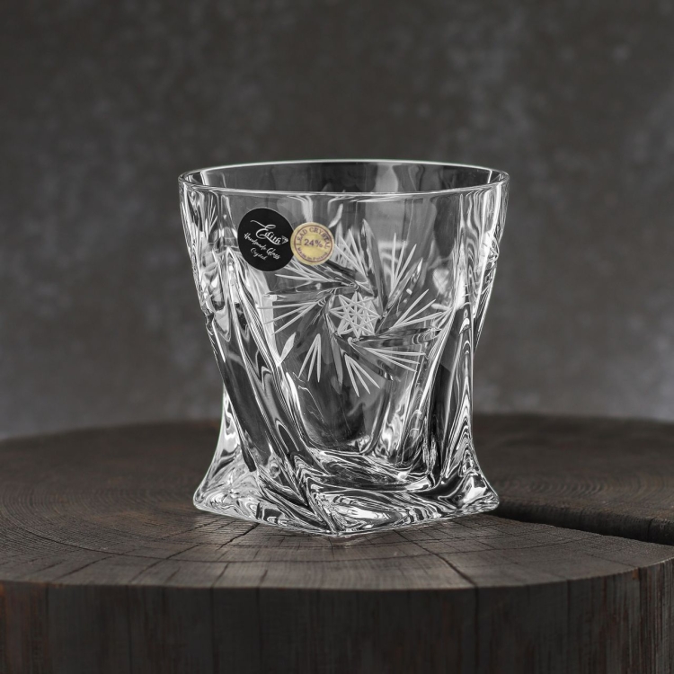 Kryształowe szklanki do whisky Młynek 340 ml 6 szt.