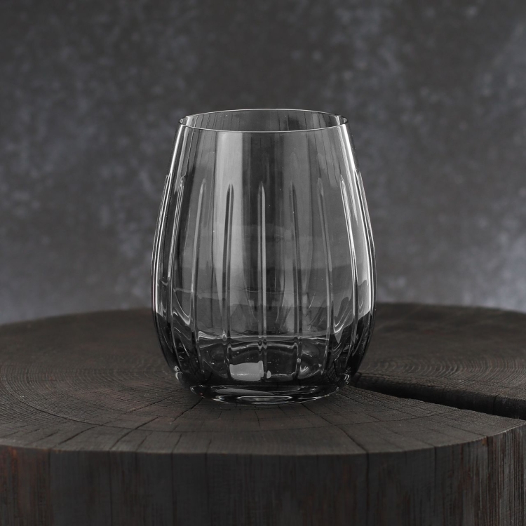Szklanki do wody, soku, whisky Vertical Grey 420 ml 6 szt.