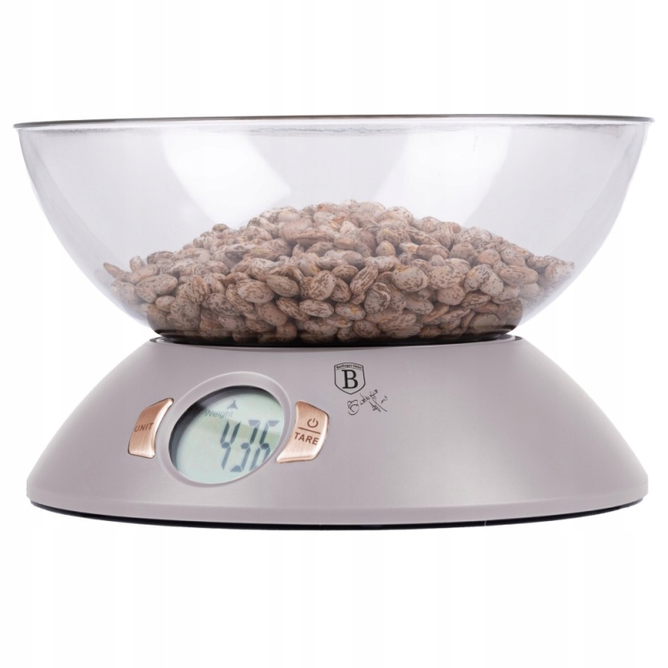Waga kuchenna z misą Berlinger Haus Taupe BH-9616