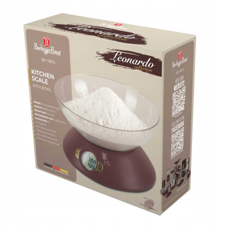 Waga kuchenna z misą Berlinger Haus Leonardo BH-9615