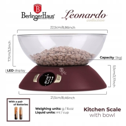 Waga kuchenna z misą Berlinger Haus Leonardo BH-9615