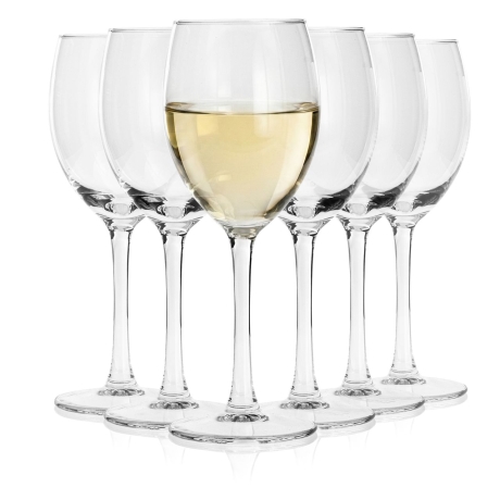 Przejdź do produktu Klasyczne kieliszki do wina białego | Altom Design Diamond 250ml | 6szt.