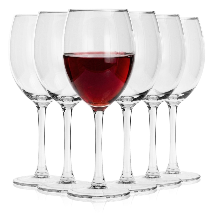 Klasyczne kieliszki do wina czerwonego | Altom Design Diamond 330ml | 6szt.