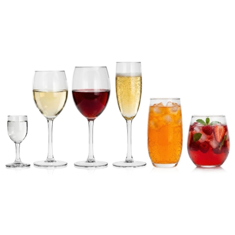 Przejdź do produktu Komplet / zestaw kieliszków i szklanek Altom Design Diamond 36el.