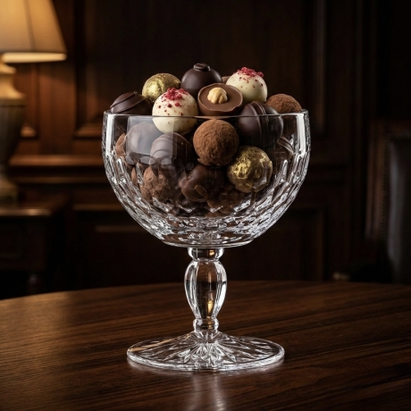 Przejdź do produktu Kryształowa Owocarka miseczka na owoce JULIA Polski Stół 15,5 cm
