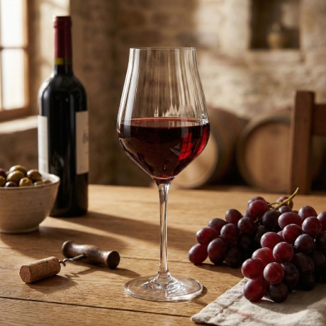 Przejdź do produktu Kieliszki ryflowane / karbowane z OPTYKIEM BOHEMIA Limosa Optic do wina wody 650 ml | 6 szt.