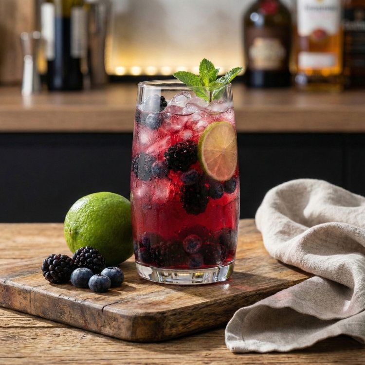 Szklanki wysokie do napojów long drink AMBITION Veronica 380 ml | 6 szt.