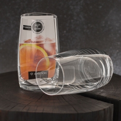 Szklanki wysokie do napojów long drink AMBITION Veronica 380 ml | 6 szt.