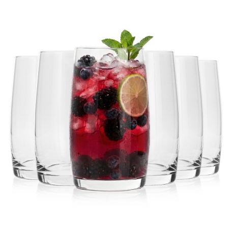 Przejdź do produktu Szklanki wysokie do napojów long drink AMBITION Veronica 380 ml | 6 szt.