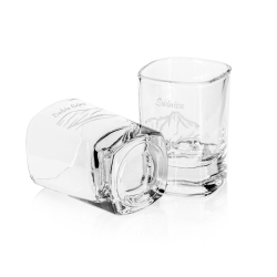 Kieliszki do wódki POLSKIE GÓRY (kwadratowe) 55 ml 6 szt. w pudełku szklanka.pl