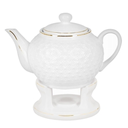 Bianco BO-2356 Imbryk z podgrzewaczem do kawy Dzbanek 900ml porcelana