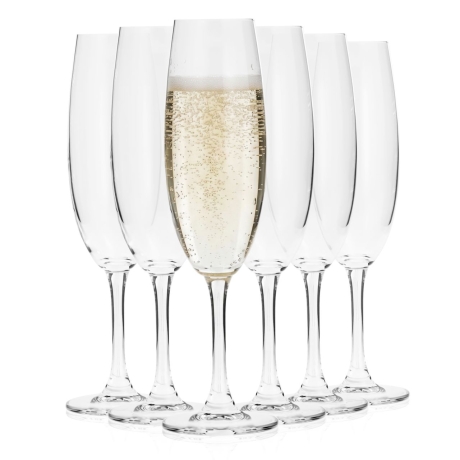 Przejdź do produktu Kieliszki do szampana i prosecco AMBITION Leona 210ml | 6 szt.