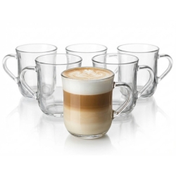 Kubki z uchem do kawy herbaty DUBLIN 330ml 6szt